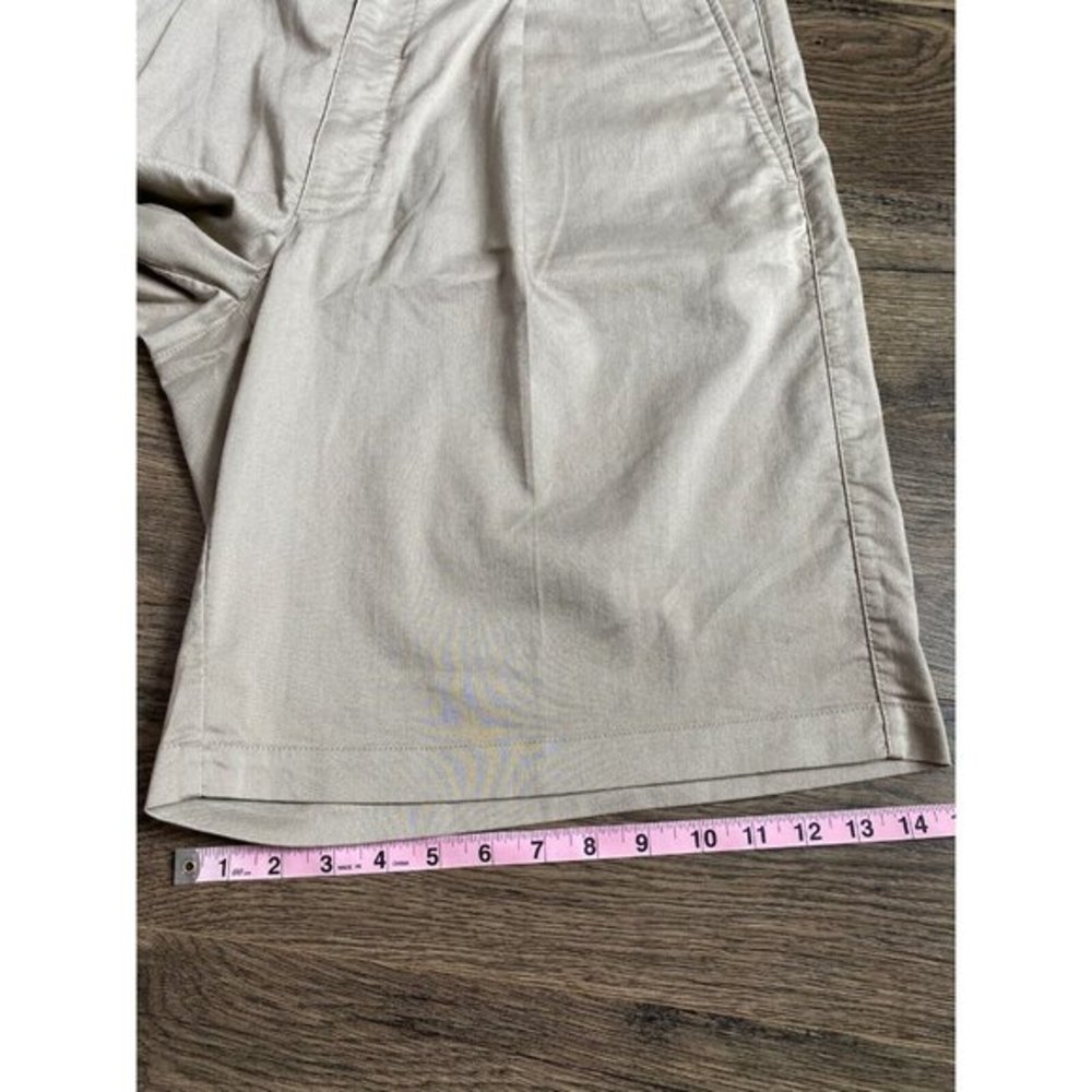 EUC‎ Mens Nike Golf Pleated Front Khaki Shorts Size 40 - Picture 5 of 9